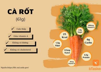 Củ cà rốt là một nguồn dinh dưỡng tuyệt vời